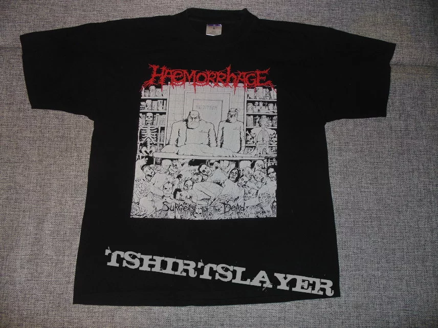 HAEMORRHAGE - "SURGERY FOR THE DEAD" SIZE SMALL