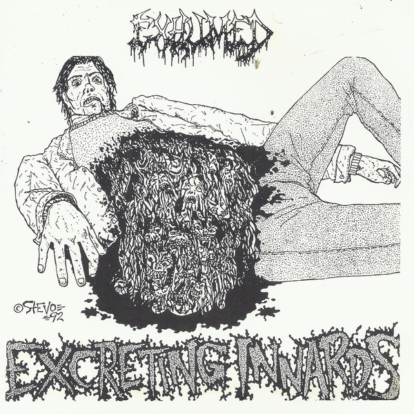 EXHUMED - "EXCRETING INNARDS" 7"
