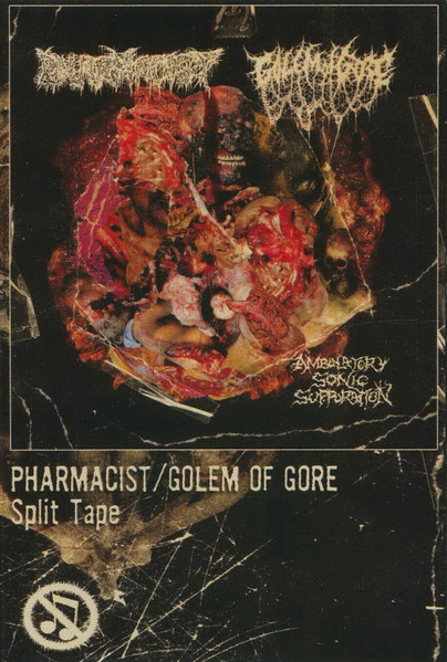 PHARMACIST / GOLEM OF GORE - SPLIT CASSETTE - Click Image to Close