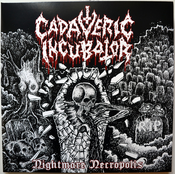 CADAVERIC INCUBATOR - "NIGHTMARE NECROPOLIS" LP (SPLATTER VINYL)