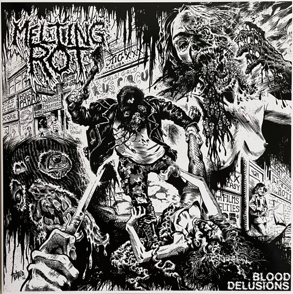 MELTING ROT - "BLOOD DELUSIONS" LP