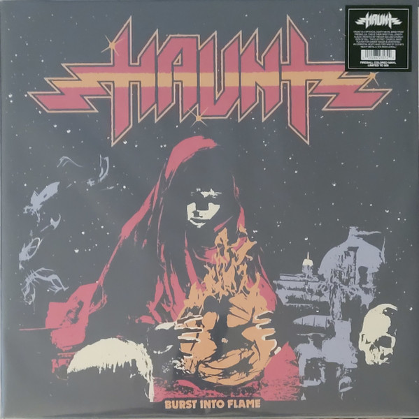 HAUNT - "BURST INTO FLAME" LP (FIREBALL / TRI COLOR VINYL) HAUNT - "BURST INTO FLAME" LP (FIREBALL / TRI COLOR VINYL)