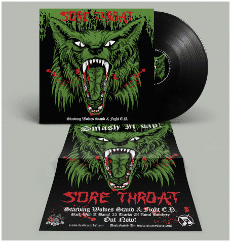 SORE THROAT - "STARVING WOLVES STAND AND FIGHT" LP