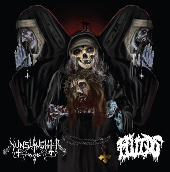 NUNSLAUGHTER / FLUIDS - SPLIT 7"