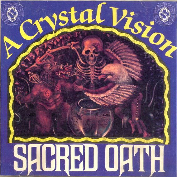 SACRED OATH - "A CRYSTAL VISION" DIGIPAK - Click Image to Close