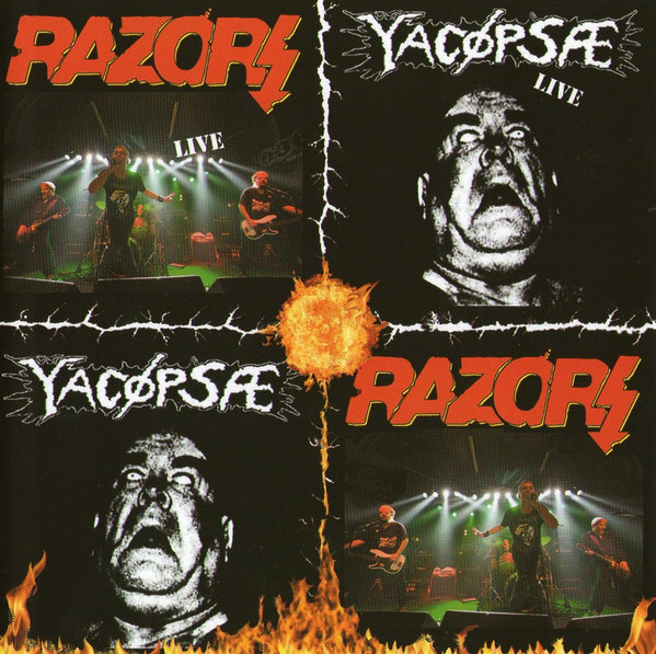 YACOPSAE / RAZORS – SPLIT CD