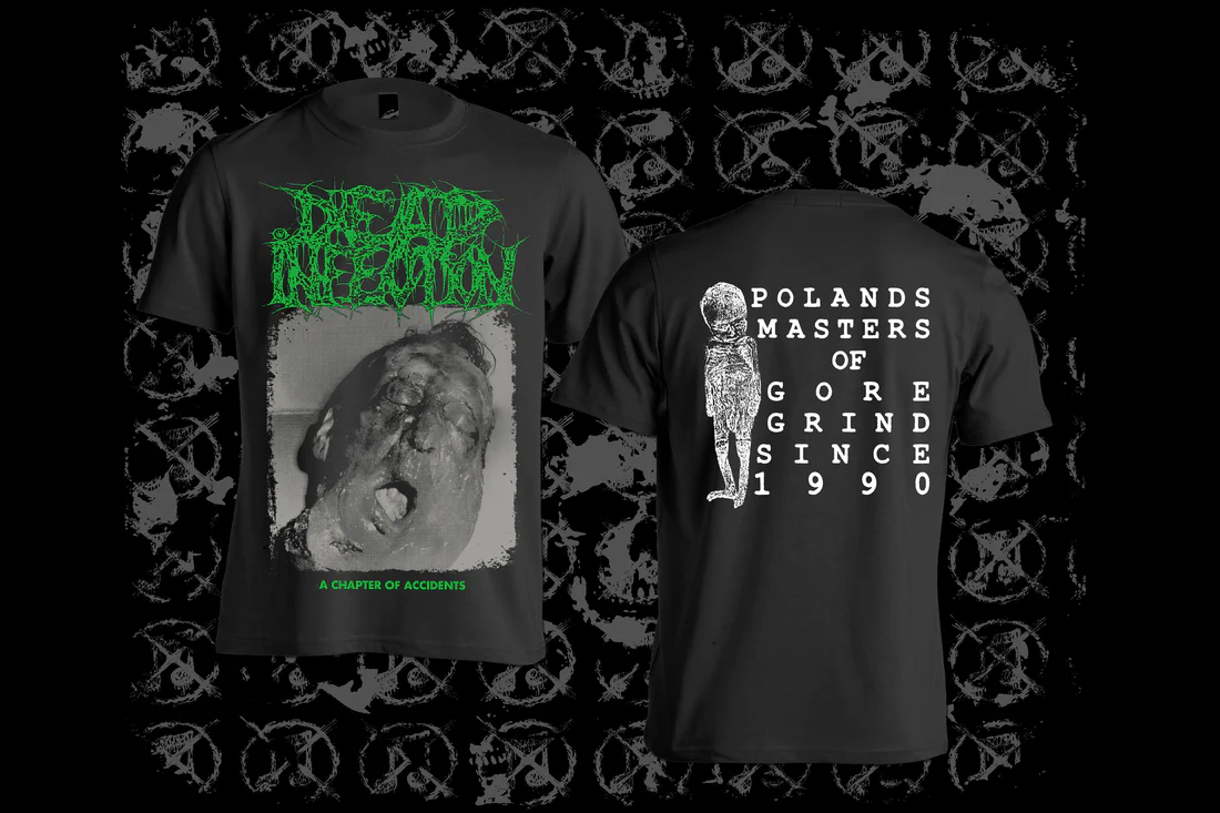 DEAD INFECTION - "A CHAPTER OF ACCIDENTS" T SHIRT - SIZE XL