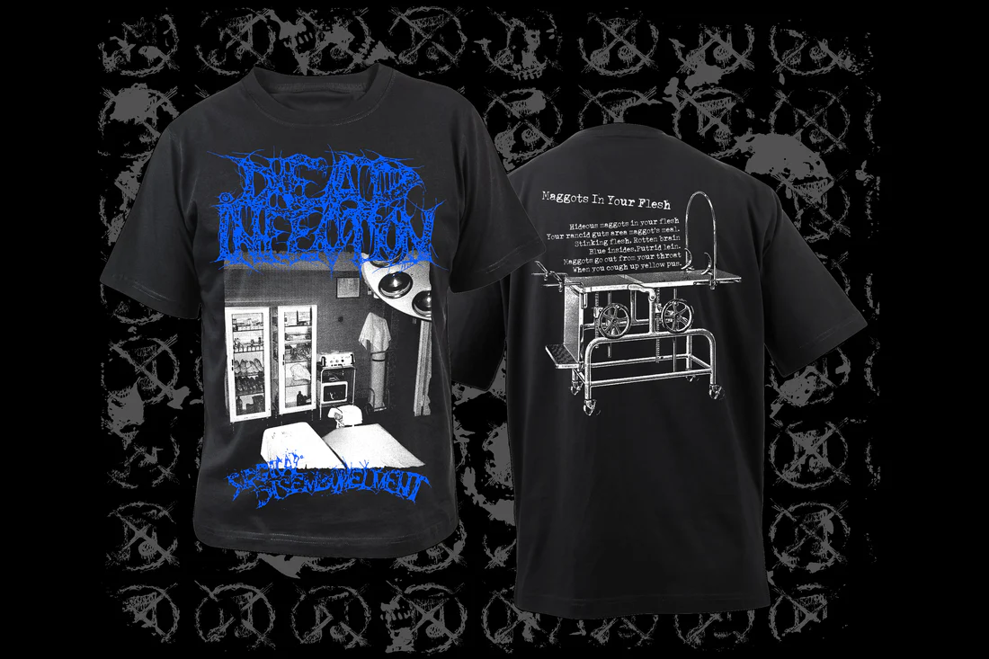 DEAD INFECTION - "A CHAPTER OF ACCIDENTS" T SHIRT - SIZE XL
