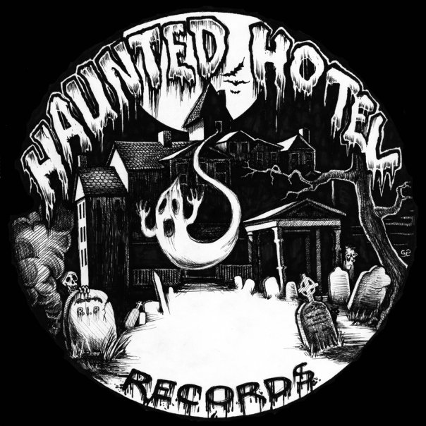HAUNTED HOTEL RECORDS LOGO - "GIRLY T" - SIZE MEDIUM