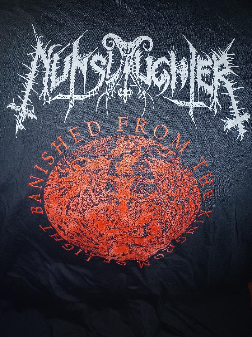 NUNSLAUGHTER - "RED IS THE COLOR OF RIPPING DEATH" LARGE - Click Image to Close